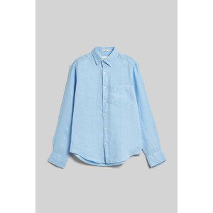 KOŠILE GANT REG GMNT DYED LINEN SHIRT modrá M