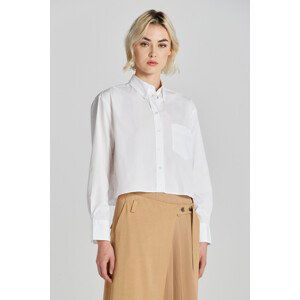 KOŠILE GANT REL CROPPED SHIRT bílá 40