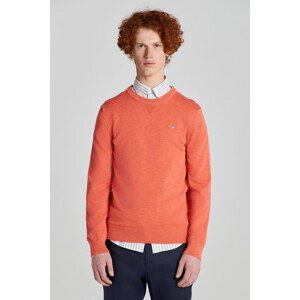 SVETR GANT COTTON FLAMME C-NECK růžová S