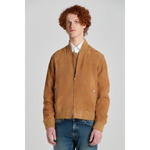 BUNDA GANT SUEDE BOMBER JACKET hnědá XXL