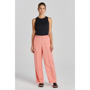 KALHOTY GANT REL LINEN BLEND PULL ON PANTS růžová 44