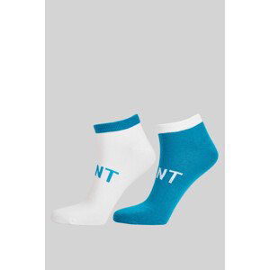 PONOŽKY GANT ANKLE SOCKS 2-PACK modrá 40/42