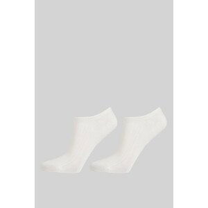 PONOŽKY GANT LYOCELL RIB LOW CUT SOCKS 2-PACK bílá 36/38