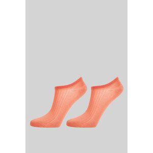 PONOŽKY GANT LYOCELL RIB LOW CUT SOCKS 2-PACK růžová 36/38