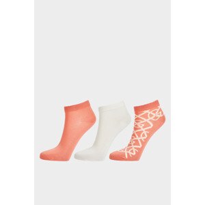 PONOŽKY 3-PACK GANT G PATTERN ANKLE SOCKS 3-PACK růžová 36/38