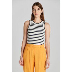 TRIČKO GANT STRIPED TANK TOP bílá XL