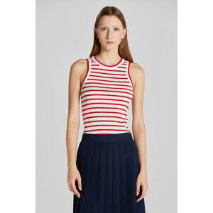 TRIČKO GANT STRIPED TANK TOP červená XS