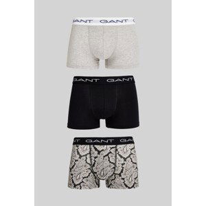 SPODNÍ PRÁDLO GANT PAISLEY PRINT TRUNK 3-PACK černá XXL