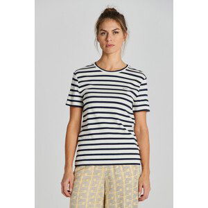 TRIČKO GANT STRIPED SS T-SHIRT modrá M