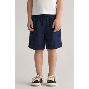 ŠORTKY GANT RELAXED LINEN SHORTS modrá 98/104