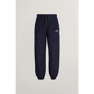TEPLÁKY GANT RELAXED CONTRAST SHIELD SWEATPANTS EVENING BLUE