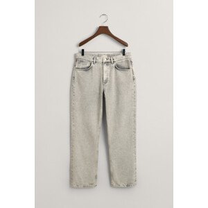 DŽÍNY GANT RELAXED JEANS GREY WORN IN