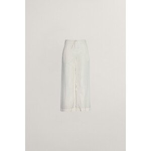 KALHOTY GANT PULL ON COTTON LINEN PANTS WHITE