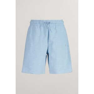 TEPLÁKOVÉ ŠORTKY GANT SHIELD COTTON SLUB SHORTS CALMING BLUE