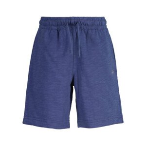 TEPLÁKOVÉ ŠORTKY GANT SHIELD COTTON SLUB SHORTS DUSTY NAVY