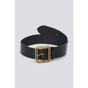 OPASEK GANT D1. CHAIN BUCKLE WAIST BELT černá 90