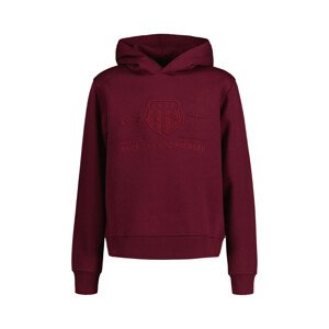 MIKINA GANT TONAL SHIELD HOODIE fialová 170