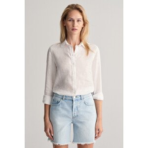 KOŠILE GANT REG LINEN CHAMBRAY SHIRT bílá 42