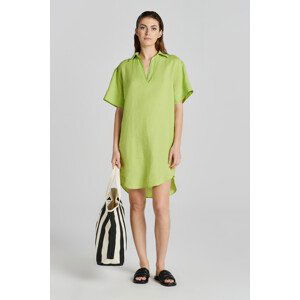 ŠATY GANT REL SS LINEN CAFTAN zelená 34