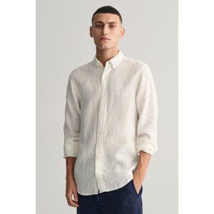 KOŠILE GANT SLIM LINEN SHIRT bílá S