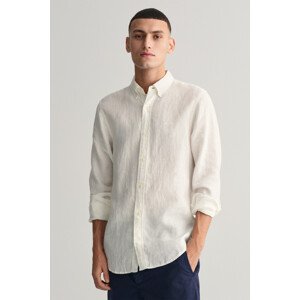 KOŠILE GANT SLIM LINEN SHIRT bílá XL