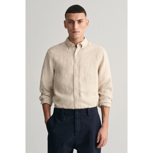 KOŠILE GANT SLIM LINEN SHIRT žlutá L