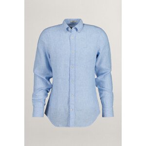 KOŠILE GANT SLIM LINEN SHIRT modrá S