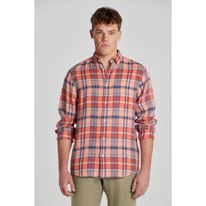 KOŠILE GANT REG LINEN MADRAS SHIRT růžová XL