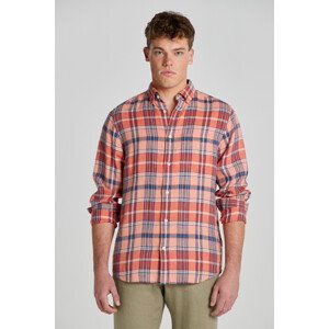 KOŠILE GANT REG LINEN MADRAS SHIRT růžová XXL