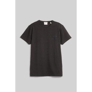 TRIČKO GANT SLIM TONAL SHIELD PIQUE SS TSHIRT BLACK