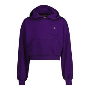 MIKINA GANT SHIELD CROPPED SWEAT HOODIE fialová 176