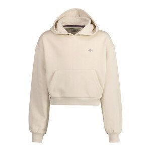 MIKINA GANT SHIELD CROPPED SWEAT HOODIE hnědá 170