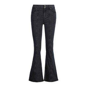 KALHOTY GANT LOW WAIST STRETCHY BOOTCUT PANTS černá 134/140