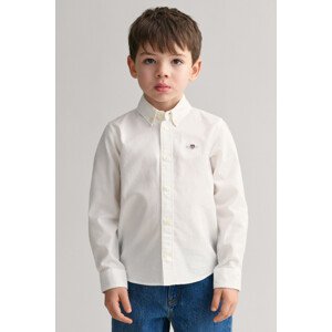 KOŠILE GANT SHIELD OXFORD BD SHIRT bílá 98/104