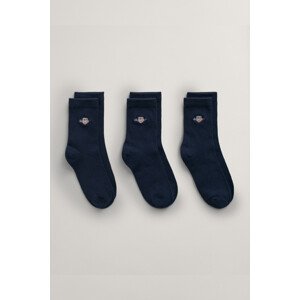 PONOŽKY 3-PACK GANT SHIELD SOCKS 3-PACK modrá 22/25