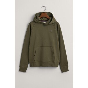 MIKINA GANT SHIELD HOODIE zelená 176