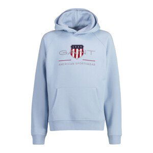 MIKINA GANT ARCHIVE SHIELD HOODIE modrá 170