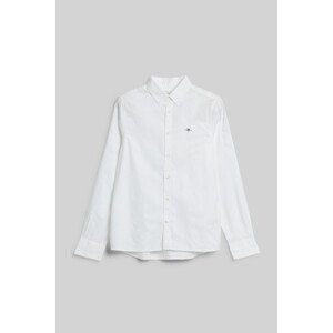 KOŠILE GANT SHIELD OXFORD BD SHIRT bílá 134/140