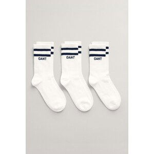 PONOŽKY 3-PACK GANT SPORT SOCKS 3-PACK bílá 31/33