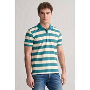 POLOKOŠILE GANT HEAVY WASHED STRIPED POLO modrá S