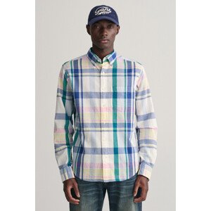 KOŠILE GANT REG SEERSUCKER MADRAS SHIRT bílá XL