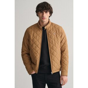 BUNDA GANT QUILTED WINDCHEATER hnědá XXL