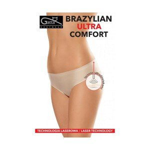 Gatta 41592 Brazilky Ultra Comfort dámské kalhotky, S, béžová