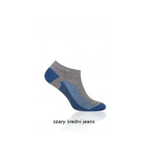 Steven Dynamic Sport art.101 ponožky, 35-37, šedá světlý melanž