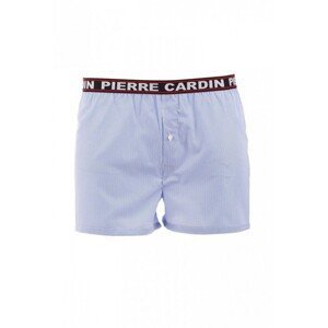 Pierre Cardin P2 blankytně pruhy Pánské šortký, XXL, světle modře-bílá