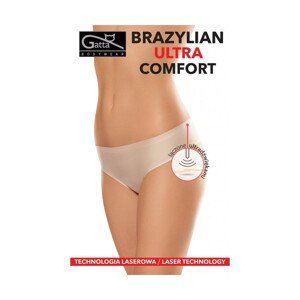 Gatta 41592 Brazilky Ultra Comfort dámské kalhotky, XS, béžová