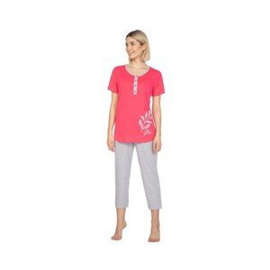 Regina 665 malinové Dámské pyžamo, XL, Malinová