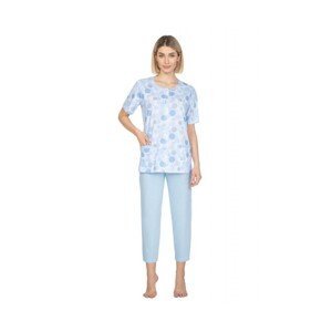 Regina 657 modré Dámské pyžamo, L, modrá