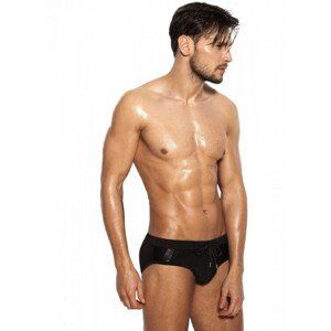 Alpha Male Aero Black Push-up Pánské plavky, L, černá