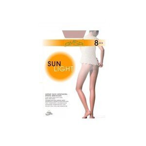 Omsa Sun Light 8 den punčochové kalhoty, 2-S, beige naturel/odc.beżowego